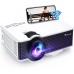 DLP Projector, bonsaii 350 ANSI Lumen Smart WiFi Bluetooth Projector with Hi-Fi Speaker, 3D 1080P 120" Display Supported Movie Projector for Home Theater, Compatible with TV Stick/USB/HDMI/Android/iOS